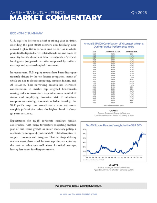 Q4 2025 Market Commentary