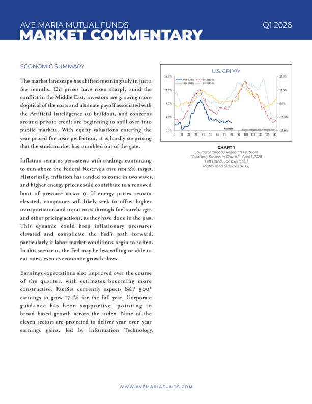 Q1 2026 Market Commentary