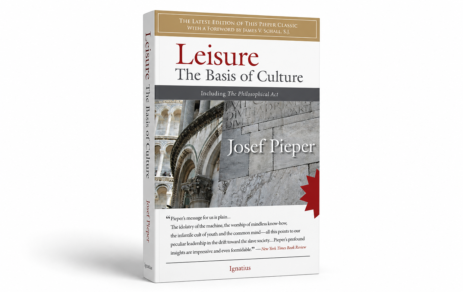 Leisure: The Basis of Culture by Josef Pieper book