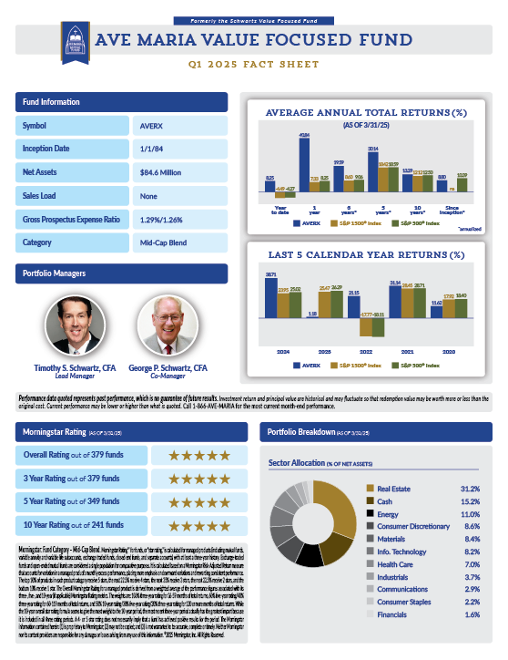 Value Fund Fact Sheet